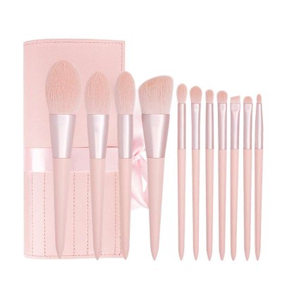 11Pcs professional private label set Pink box japan jaf makeup brush