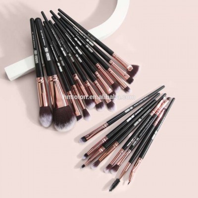 20pcs professional 20 pcs buffing makeup brush set case