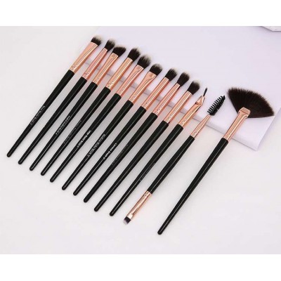 Wholesale Professional Logo Custom 12 pcs set mac kabuki makeup brush