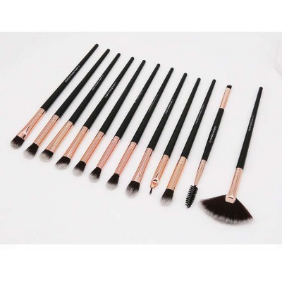 Blush Make Up Brushes Girls Daily 12 set with cylinder case brush professional makeup